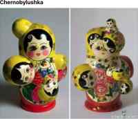 Chernobylushka - Matryoshka made in Chernobyl. Or grown in, who knows.