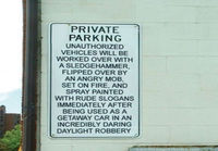 Private parking