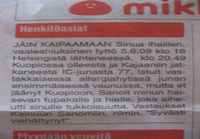 Kainuun sanomat 10.6-09