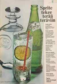 Sprite tekee terää teräviin - Silloin ennen sai mainostaa..