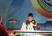 Cup stacking