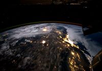 Timelapse of the ISS flying over Earth