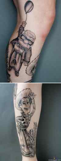 cartoon tattoo