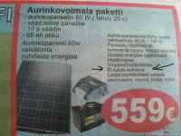 Aurinkovoimala paketti