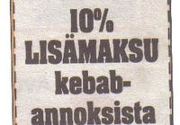 Kebab lisämaksu