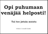 Opi puhumaan venäjää helposti!