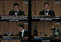 Jimmy Kimmel valkoisessa talossa