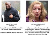 Magic Johnson ja Dr. Gillian McKeith