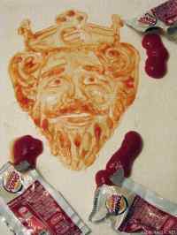 Burger King Ketchup Painting - have it your way