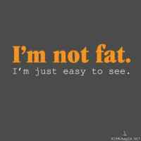 Im not fat.