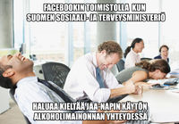 Facebookin toimistolla kun suomen Sosiaali- ja terveysministeriö