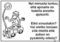 Näitä voisi printata ja laittaa joillekin