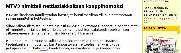 mtv3 - ohho millasta kielenkäyttöä