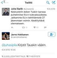 Sipilä keskustelee - Joku intellektuelli keksi vitsin twitterissä