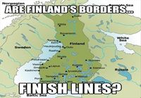 Finlands borders