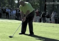 Charles Barkley playing golf