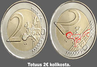 Totuus 2€ kolikosta