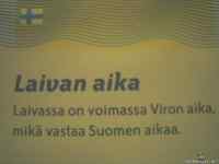 Kyltti viron laivalla - Hyvin fiksua