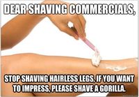 Dear shaving commercials