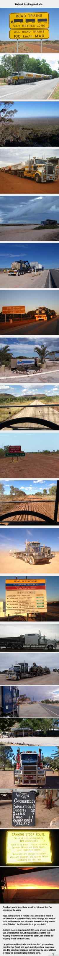 Australia Road Train