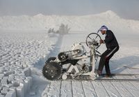 Kalkkikiven leikkaaminen