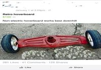 Retro hoverboard