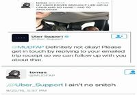 Lapsi mukaan Uber taksiin