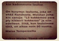 Maisa tampereelta