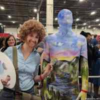 Bob Ross cosplay