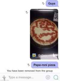 Peperoni pizza