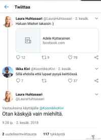 Haluan miehet takaisin - Laura Huhtasaaren ja Iikka Kiven keskustelua miehisyydestä ja naiseudesta.