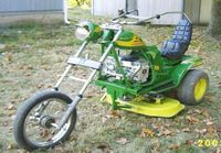 Jhon deere, ruohonleikkuri chopper