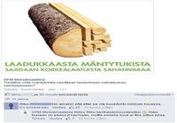 Laadukas mäntytukki