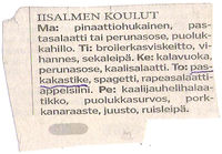 Koululaisten herkkua.