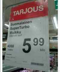 Mulkkua tarjolla - Vain 5,99 Kilo!