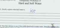 Hard water - ICE