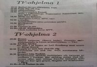 Päivän TV-ohjelmat 1973