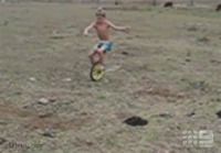 Unicycle fail