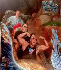 Splash Mountain - The Rock pose