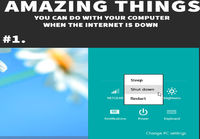 Asoita joita tietokoneella voi tehdä kun nettiyhteys katkeaa