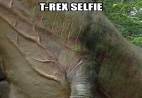 T-Rex selfie