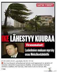 Ike lähestyy kuubaa - joopajoo