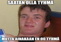 Saatan olla tymä