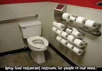 Spicy Food Restroom