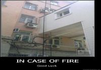 In case of fire