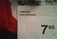 Naisten tossut....?