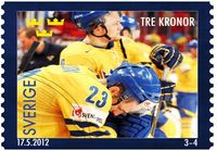 MM-Kisa postimerkki- Tre Kronor