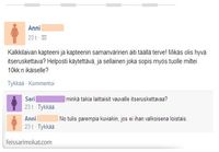 Kalkkilaivan kapteeni ja sen äiti