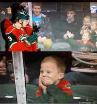 Charlie Coyle tekee pikkufanin varsin iloiseksi :)