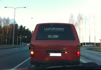 Laatupuukko slogan